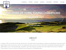 Tablet Screenshot of doy-champions.com